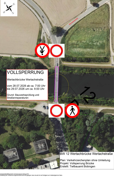 Planauskunft Wertachbrücke